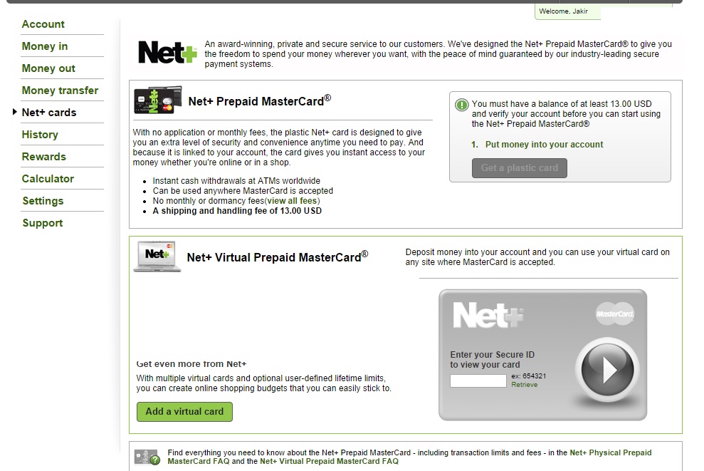 neteller cards