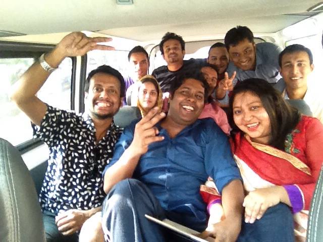 inside bus