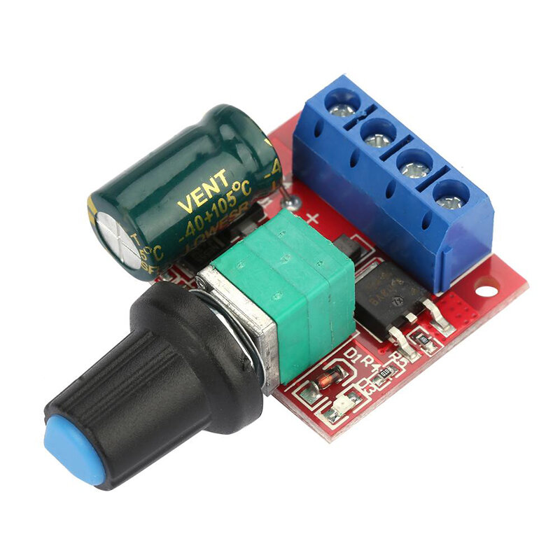High-Quality 5V-28V 12V 24V 5A PWM DC Motor Speed Control Switch Controller Volt Regulator LED Dimmer Tool - Efficient