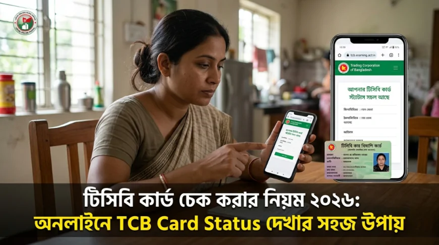 টিসিবি কার্ড চেক করার নিয়ম ২০২৬: অনলাইনে TCB Card Status দেখার সহজ উপায়